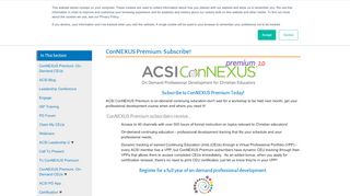 
                            4. ConNEXUS Premium: Subscribe Now! | Association of Christian ...