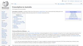 
                            2. Conscription in Australia - Wikipedia