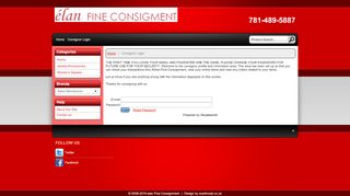 
                            4. Consignor Login - elan Fine Consignment