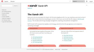 
                            8. Console API - Home - Xandr API - Xandr Documentation - AppNexus