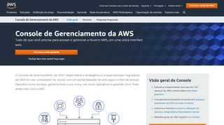 
                            3. Console de Gerenciamento da AWS - aws.amazon.com