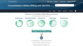 
                            3. Consolidated Utilities Billing and Service