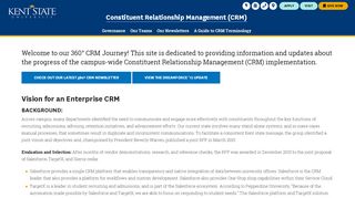 
                            2. Constituent Relationship Management (CRM) - …