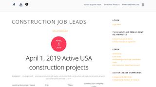 
                            8. construction job leads Archives - DoConstructionBusiness.com