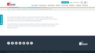 
                            2. Consult-a-Pro: The Benefits of Offering an Online Vendor Portal - Esker