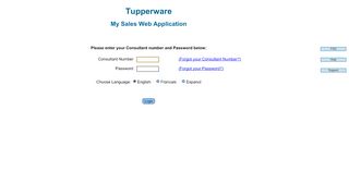 
                            3. Consultant Online Ordering Center - Tupperware USA