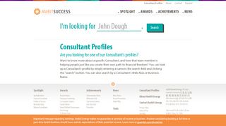 
                            8. Consultant Profiles | Ambit Energy Success