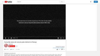 
                            3. Consultar placa de veiculo pela internet no Sinesp - YouTube