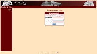 
                            1. Consumer Login Page - Insuror Atlas