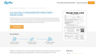 
                            4. CONSUMER RETURN FORM - XIKAR Home - Fill Out and ...