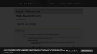 
                            1. Consumers - SB6183: GUI Access