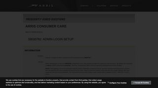 
                            10. Consumers - SBG6782: Admin Login Setup