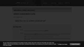 
                            3. Consumers - SBG6782 (v8.4.x): Admin Login Setup