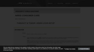 
                            8. Consumers - TG862G/CT & TG862R: Admin Login …