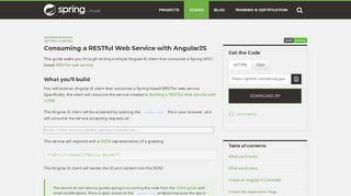 
                            5. Consuming a RESTful Web Service with AngularJS - Spring