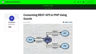 
                            8. Consuming REST API in PHP Using Guzzle - By - Hacker Noon