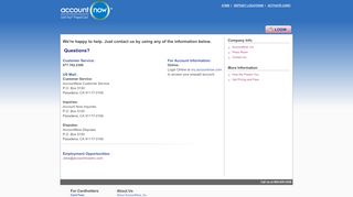 
                            4. Contact AccountNow | AccountNow Prepaid Debit Cards