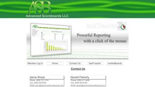 
                            5. Contact Advanced Scoreboards LLC - taskTracker