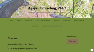 
                            8. Contact – Agape Counseling, PLLC