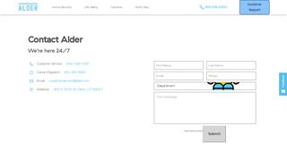 
                            3. Contact | Alder Home Security
