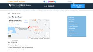 
                            4. Contact - American Consumer Credit Counseling