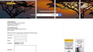 
                            2. Contact | Ananzi | South Africa