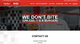 
                            9. Contact Checkers & Rally's Franchising