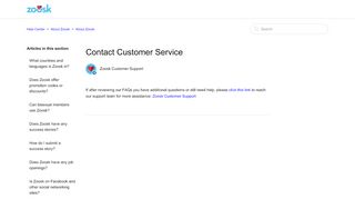 
                            8. Contact Customer Service – Help Center