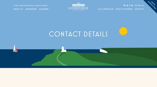 
                            3. Contact details | Eastbourne College