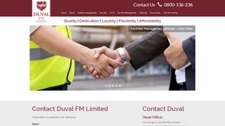 
                            1. Contact Duval FM Limited | Facilities and Security at its best