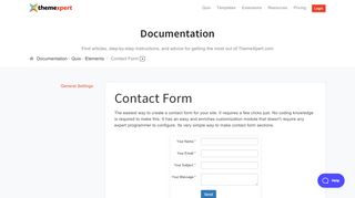 
                            8. Contact Form - ThemeXpert