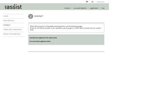 
                            9. Contact form - uni-assist eV