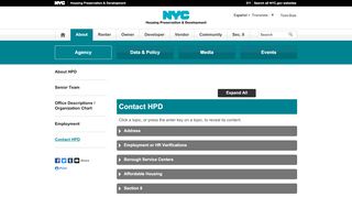 
                            3. Contact HPD - City of New York