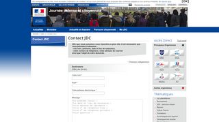 
                            1. Contact JDC - defense.gouv.fr