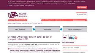 
                            8. Contact Littlewoods (credit card) to ask or complain about ...