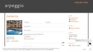
                            5. Contact our Community in Dallas | Arpeggio Victory Park