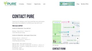 
                            6. Contact Pure | PURE | People United Reaching Everyone