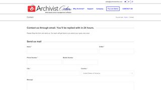 
                            8. Contact – School Management Software - Archivist …