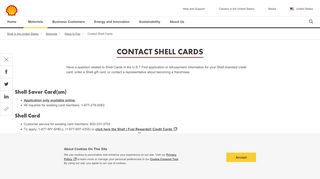 
                            2. Contact Shell Cards | Shell United States