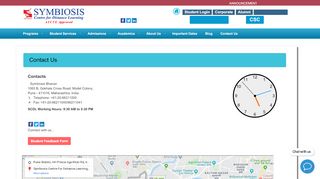 
                            3. Contact Symbiosis Centre for Distance Learning | SCDL