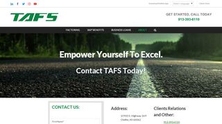 
                            5. Contact | TAFS