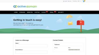 
                            4. Contact Us - Active-Domain.com