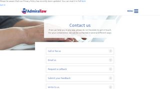 
                            6. Contact us | Admiral Law