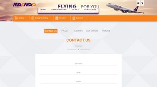 
                            2. Contact Us - Air Cairo