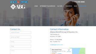 
                            3. Contact Us - Alliance Benefit Group - ABG Houston