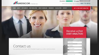 
                            3. Contact Us – Americor Financial Services