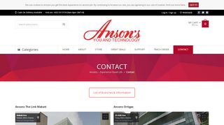 
                            3. Contact Us | Anson's