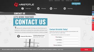 
                            4. Contact Us - Aristotle.Net