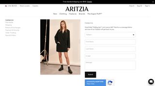 
                            4. Contact Us | Aritzia US