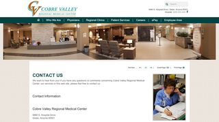 
                            5. Contact Us - Cobre Valley Regional Medical Center